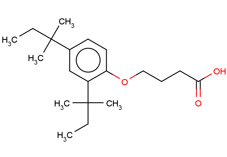 4-[2,4-bis(2-methylbutan-2-yl)phenoxy]butanoic acid