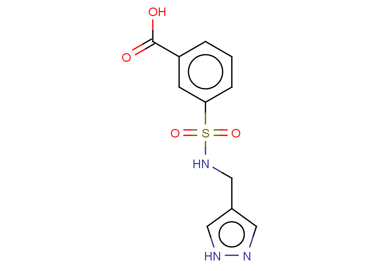 3-[(1H-pyrazol-4-ylmethyl)sulfamoyl]benzoic acid