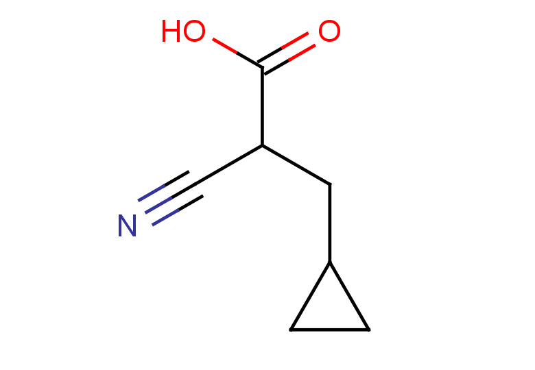 2-cyano-3-cyclopropylpropanoic acid