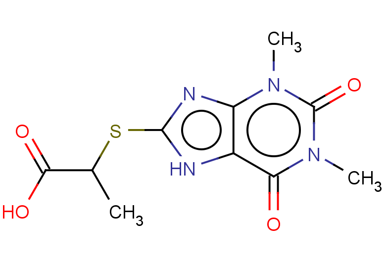 2-[(1,3-dimethyl-2,6-dioxo-2,3,6,7-tetrahydro-1H-purin-8-yl)sulfanyl]propanoic acid