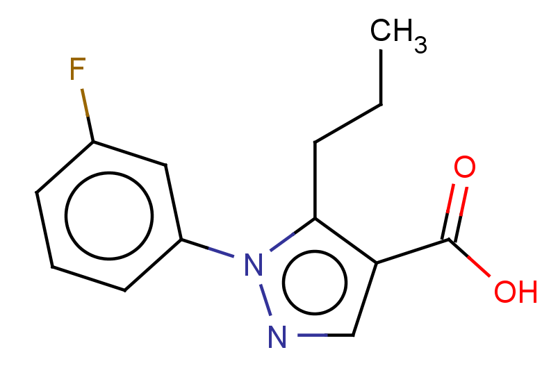 1-(3-fluorophenyl)-5-propyl-1H-pyrazole-4-carboxylic acid