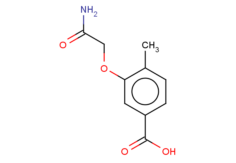 3-(carbamoylmethoxy)-4-methylbenzoic acid
