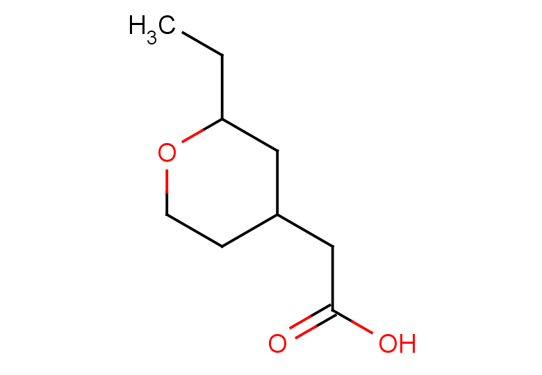 2-(2-ethyloxan-4-yl)acetic acid