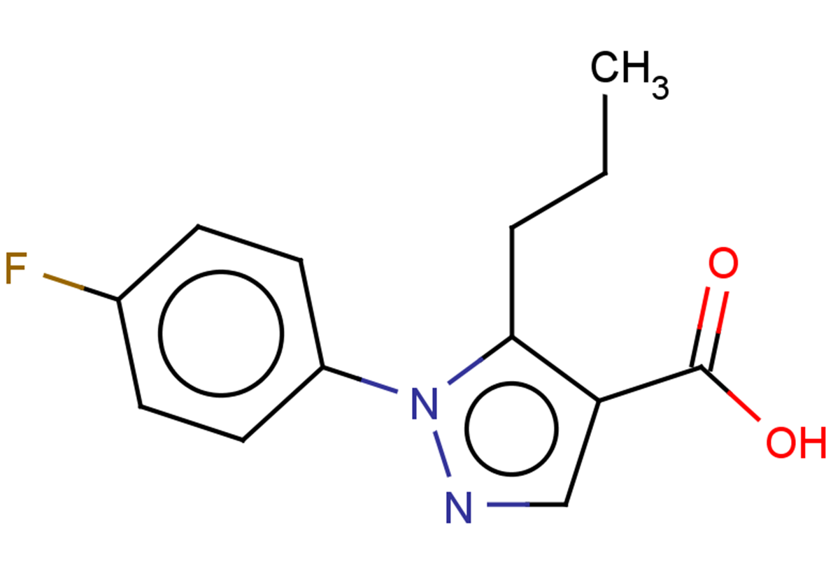1-(4-fluorophenyl)-5-propyl-1H-pyrazole-4-carboxylic acid