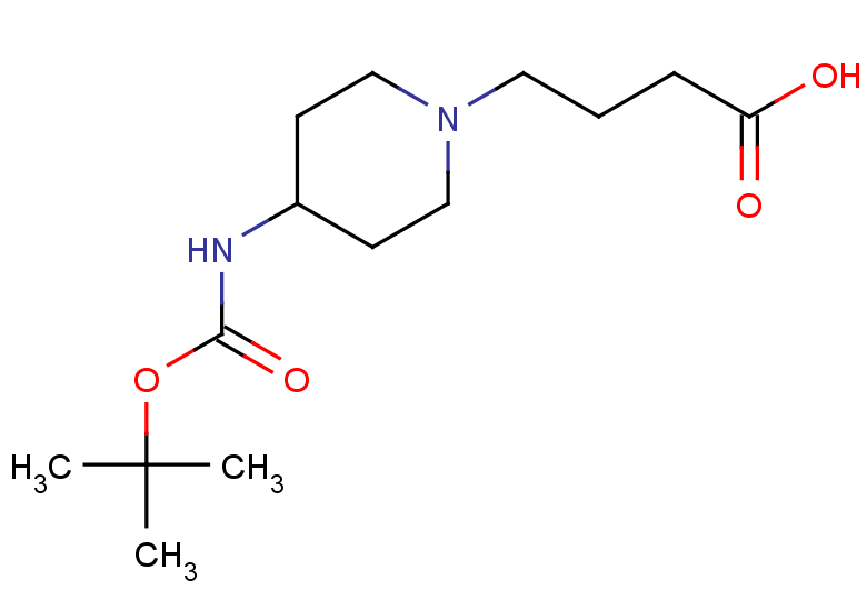 4-(4-{[(tert-butoxy)carbonyl]amino}piperidin-1-yl)butanoic acid