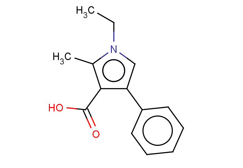 1-ethyl-2-methyl-4-phenyl-1H-pyrrole-3-carboxylic acid