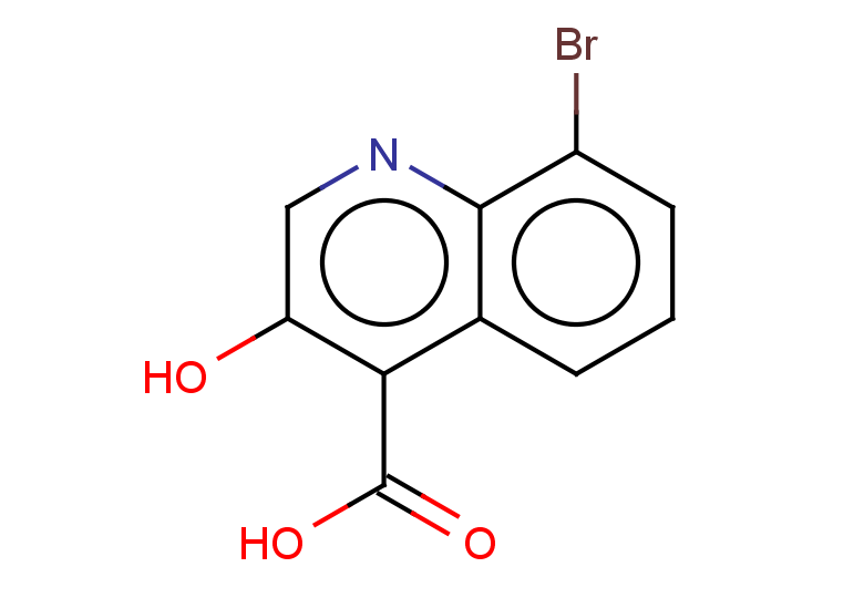 8-bromo-3-hydroxyquinoline-4-carboxylic acid