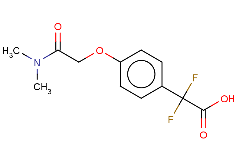 2-{4-[(dimethylcarbamoyl)methoxy]phenyl}-2,2-difluoroacetic acid