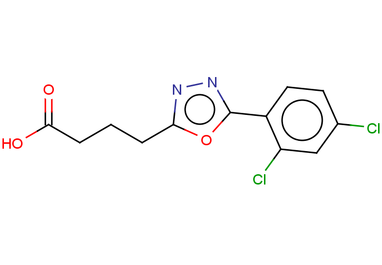 4-[5-(2,4-dichlorophenyl)-1,3,4-oxadiazol-2-yl]butanoic acid