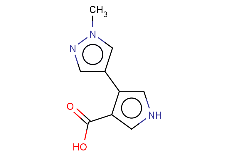 4-(1-methyl-1H-pyrazol-4-yl)-1H-pyrrole-3-carboxylic acid