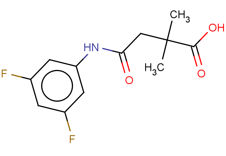 3-[(3,5-difluorophenyl)carbamoyl]-2,2-dimethylpropanoic acid
