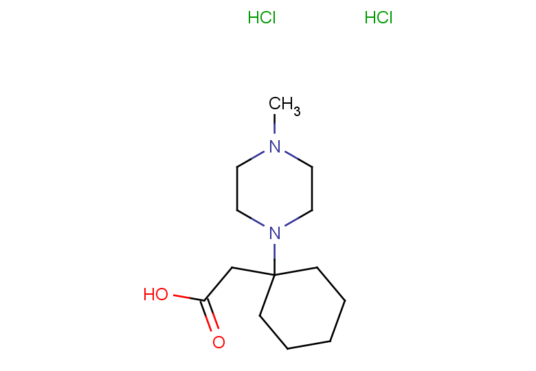 2-[1-(4-methylpiperazin-1-yl)cyclohexyl]acetic acid dihydrochloride