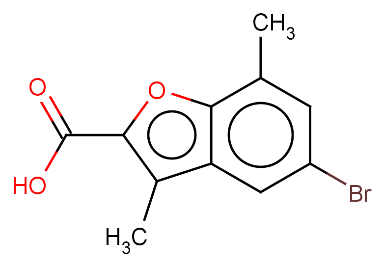 5-bromo-3,7-dimethyl-1-benzofuran-2-carboxylic acid