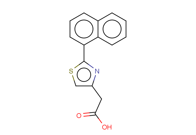 2-[2-(naphthalen-1-yl)-1,3-thiazol-4-yl]acetic acid
