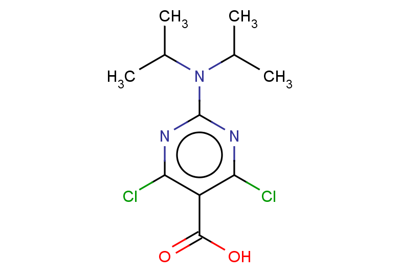 2-[bis(propan-2-yl)amino]-4,6-dichloropyrimidine-5-carboxylic acid