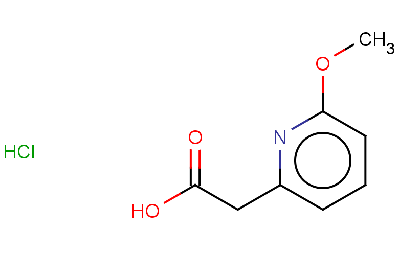 2-(6-methoxypyridin-2-yl)acetic acid hydrochloride