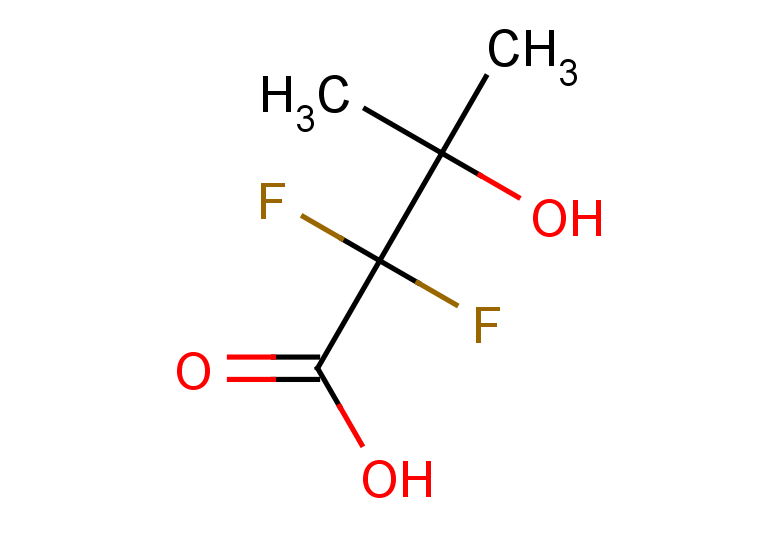 2,2-difluoro-3-hydroxy-3-methylbutanoic acid