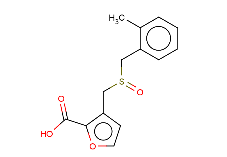 3-[(2-methylphenyl)methanesulfinylmethyl]furan-2-carboxylic acid