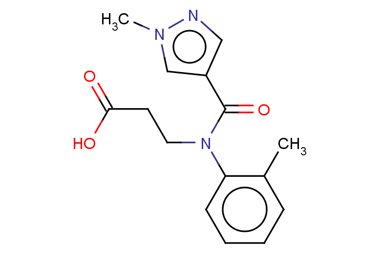 3-[1-(1-methyl-1H-pyrazol-4-yl)-N-(2-methylphenyl)formamido]propanoic acid
