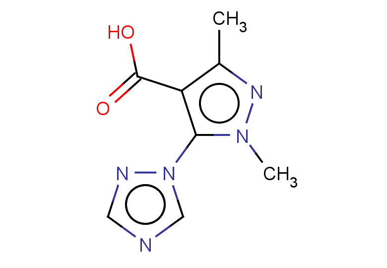 1,3-dimethyl-5-(1H-1,2,4-triazol-1-yl)-1H-pyrazole-4-carboxylic acid