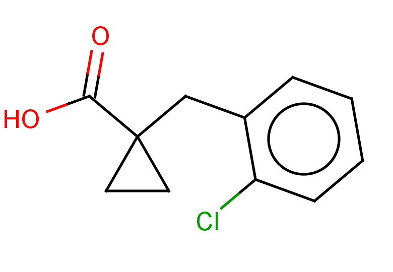 1-[(2-chlorophenyl)methyl]cyclopropane-1-carboxylic acid