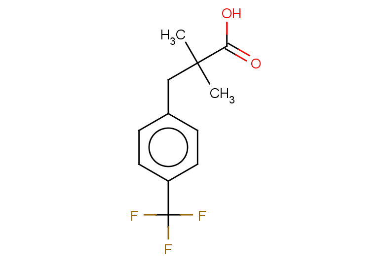 2,2-dimethyl-3-[4-(trifluoromethyl)phenyl]propanoic acid
