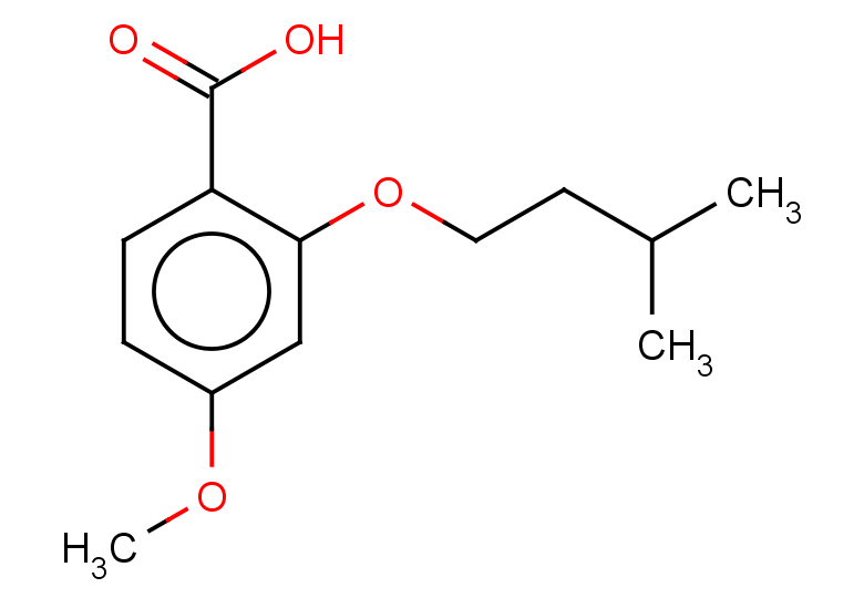 4-methoxy-2-(3-methylbutoxy)benzoic acid