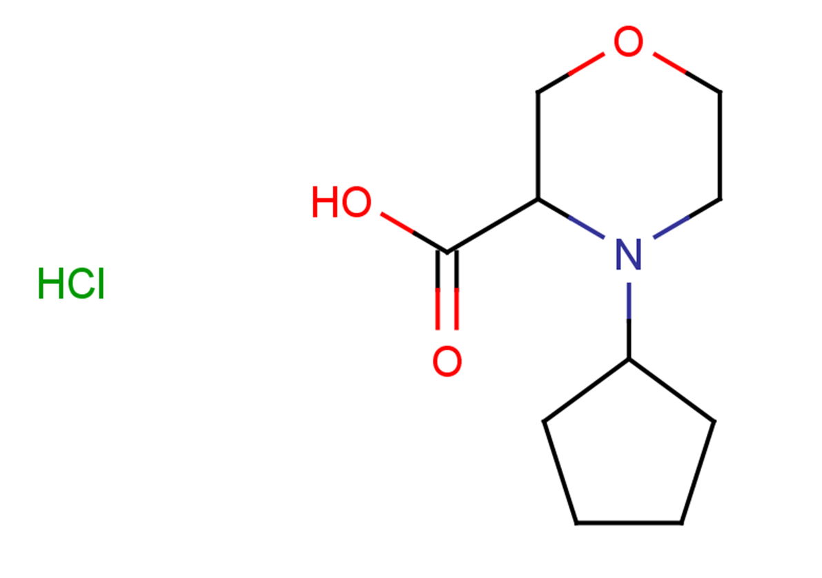 4-cyclopentylmorpholine-3-carboxylic acid hydrochloride