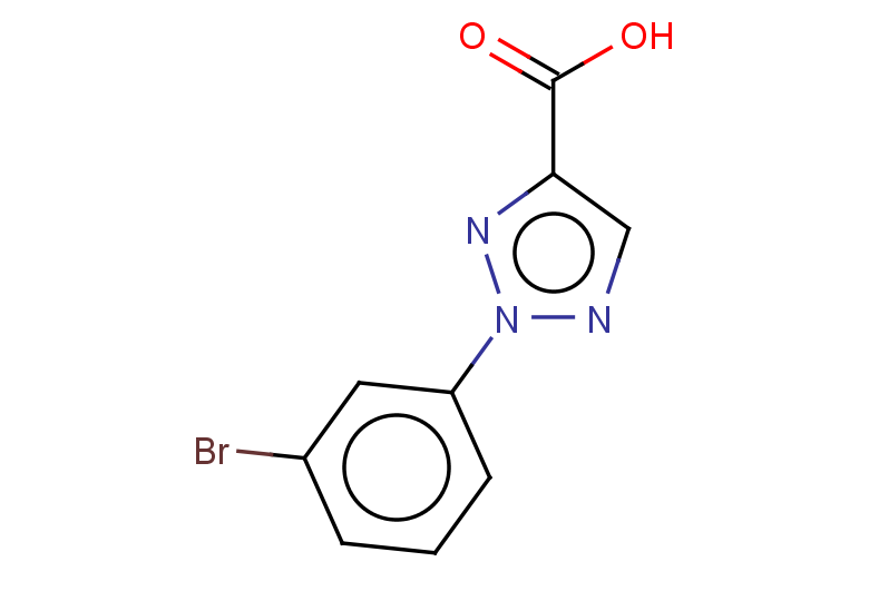 2-(3-bromophenyl)-2H-1,2,3-triazole-4-carboxylic acid