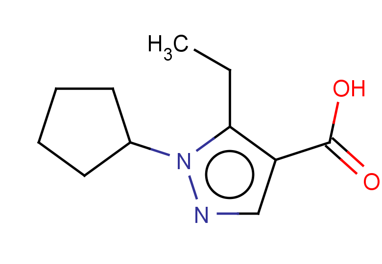 1-cyclopentyl-5-ethyl-1H-pyrazole-4-carboxylic acid