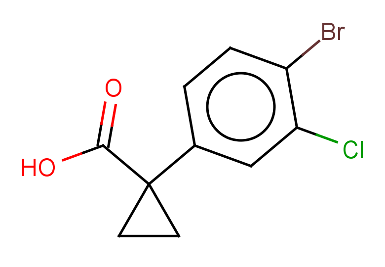 1-(4-bromo-3-chlorophenyl)cyclopropane-1-carboxylic acid
