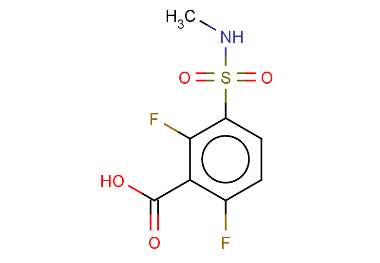2,6-difluoro-3-(methylsulfamoyl)benzoic acid