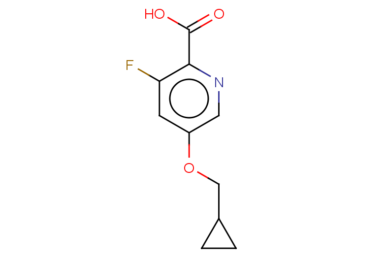 5-(cyclopropylmethoxy)-3-fluoropyridine-2-carboxylic acid