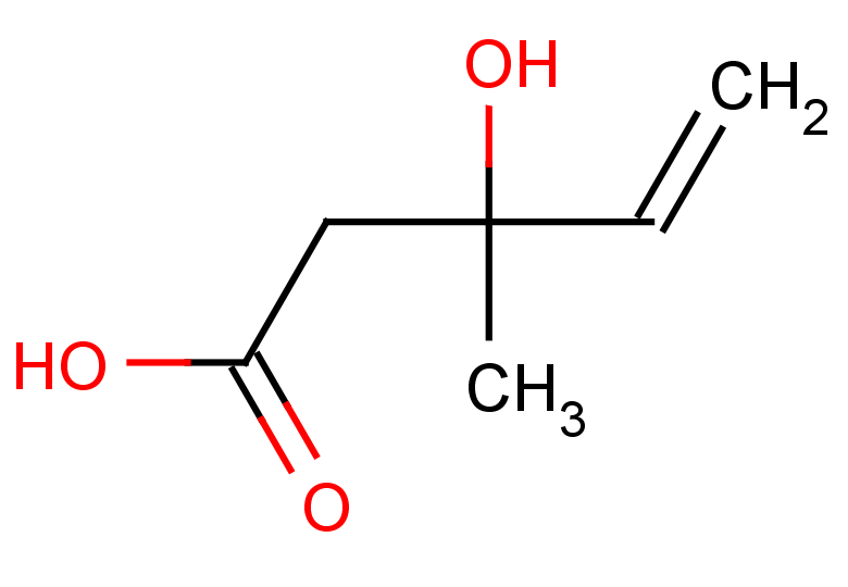 3-hydroxy-3-methylpent-4-enoic acid