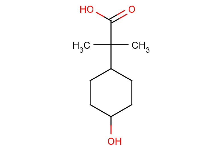 2-(4-hydroxycyclohexyl)-2-methylpropanoic acid, Mixture of diastereomers
