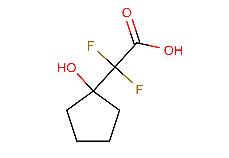 2,2-difluoro-2-(1-hydroxycyclopentyl)acetic acid