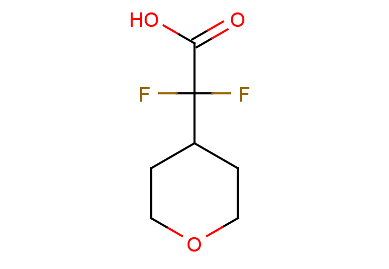 2,2-difluoro-2-(oxan-4-yl)acetic acid
