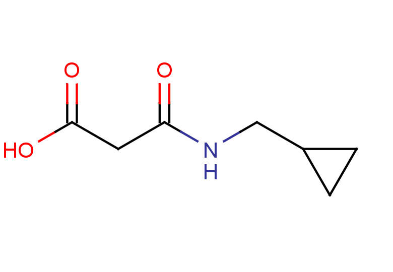 2-[(cyclopropylmethyl)carbamoyl]acetic acid