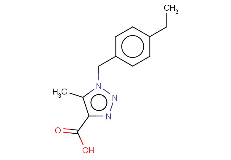 1-[(4-ethylphenyl)methyl]-5-methyl-1H-1,2,3-triazole-4-carboxylic acid