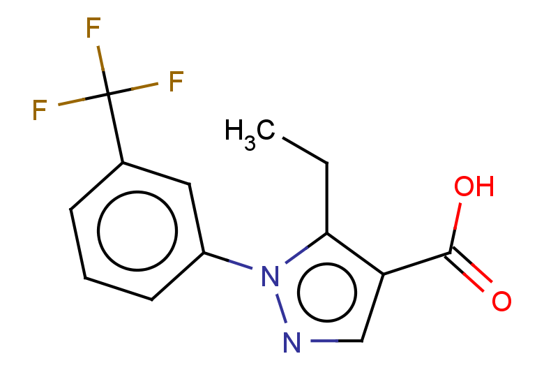 5-ethyl-1-[3-(trifluoromethyl)phenyl]-1H-pyrazole-4-carboxylic acid