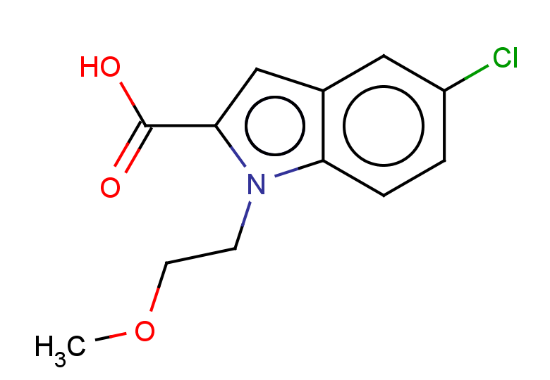 5-chloro-1-(2-methoxyethyl)-1H-indole-2-carboxylic acid