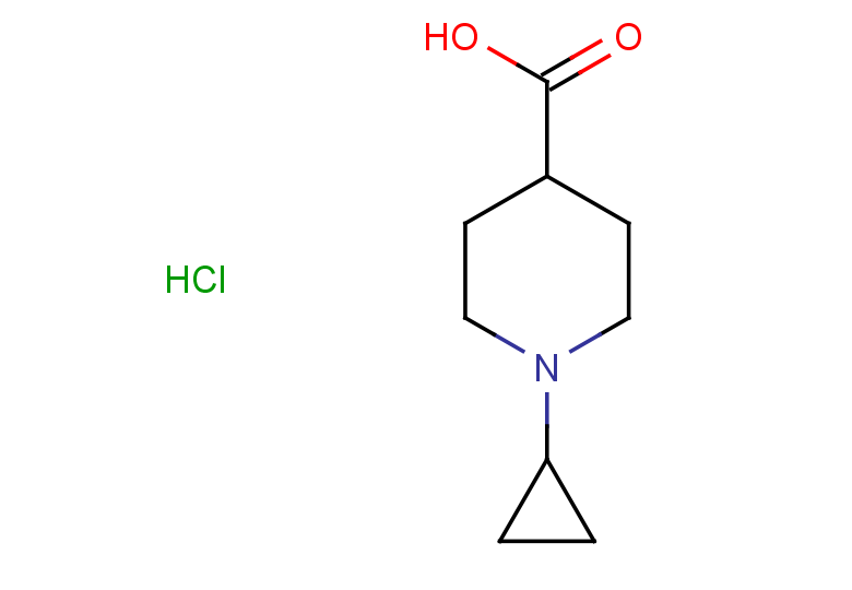 1-cyclopropylpiperidine-4-carboxylic acid hydrochloride