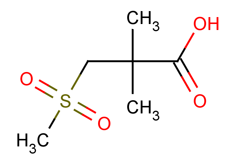 3-methanesulfonyl-2,2-dimethylpropanoic acid