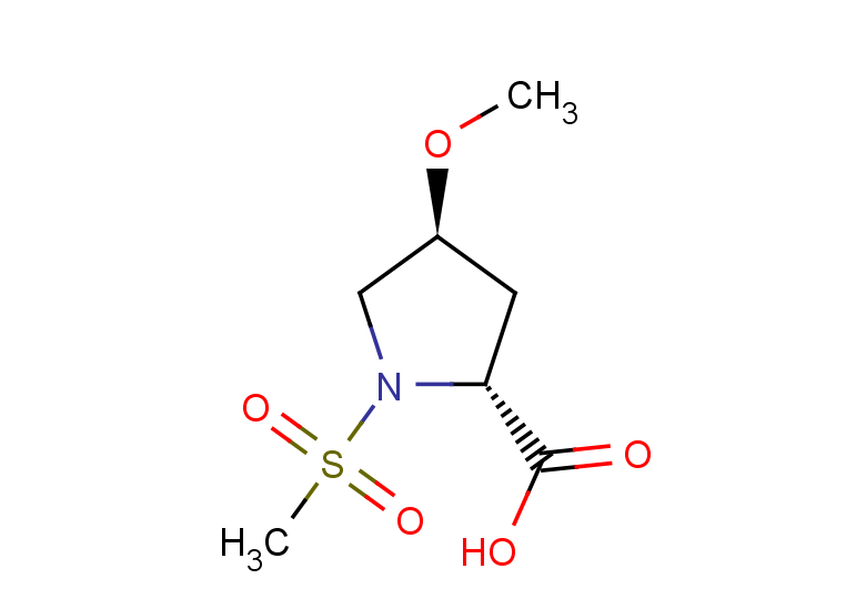 1-methanesulfonyl-4-methoxypyrrolidine-2-carboxylic acid