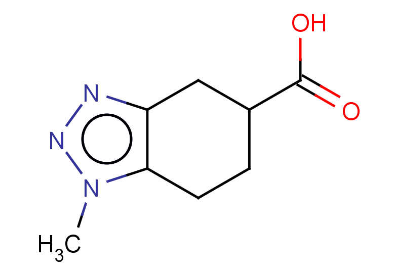 1-methyl-4,5,6,7-tetrahydro-1H-1,2,3-benzotriazole-5-carboxylic acid