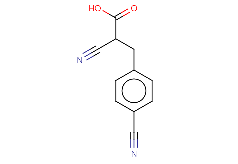 2-cyano-3-(4-cyanophenyl)propanoic acid