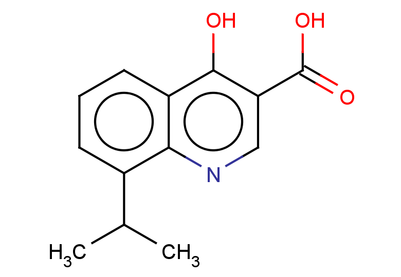 4-hydroxy-8-(propan-2-yl)quinoline-3-carboxylic acid