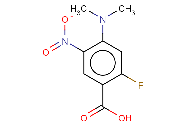 4-(dimethylamino)-2-fluoro-5-nitrobenzoic acid