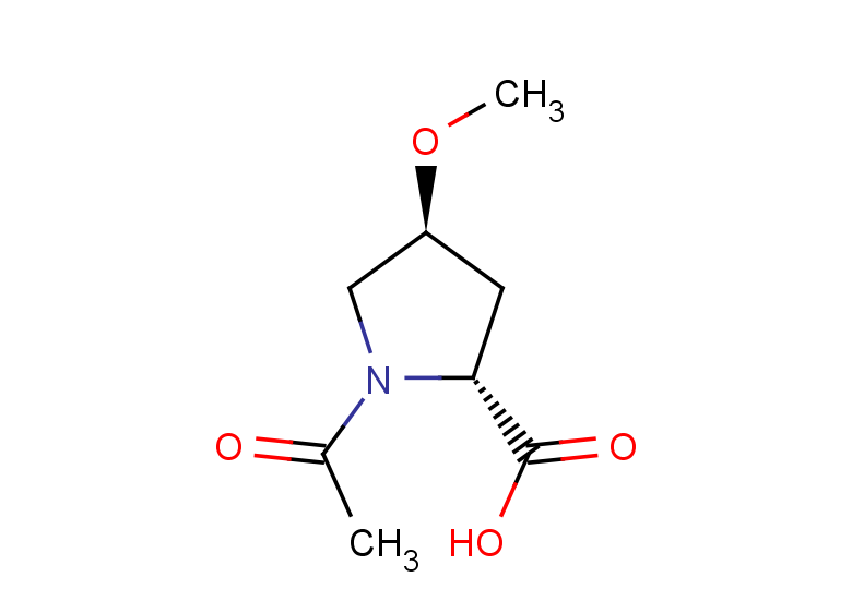 (2R,4S)-1-acetyl-4-methoxypyrrolidine-2-carboxylic acid