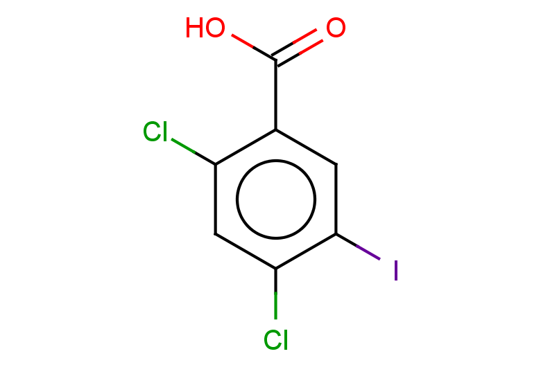 2,4-dichloro-5-iodobenzoic acid